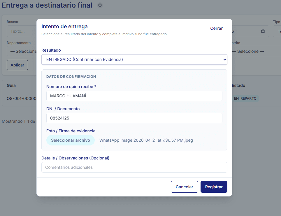 Evidencias Digitales